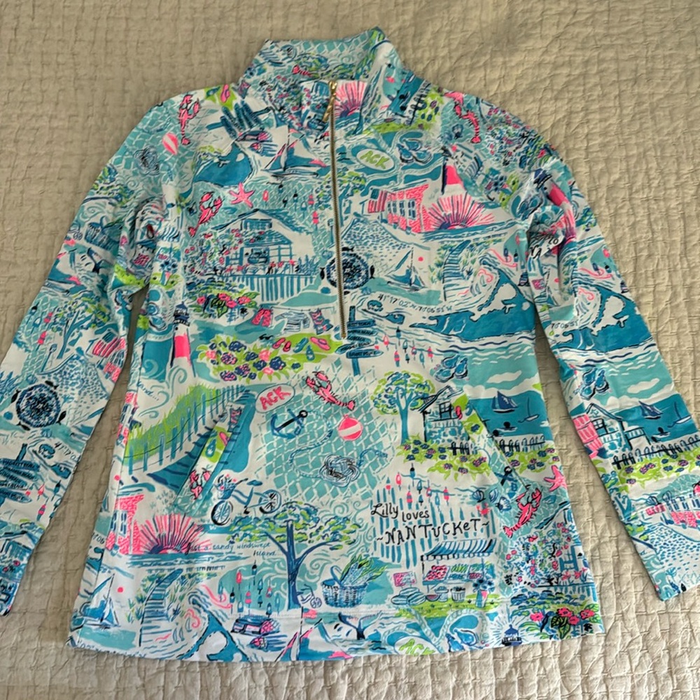 LILLY PULITZER NWOT Lilly Loves Nantucket Skipper Popover
